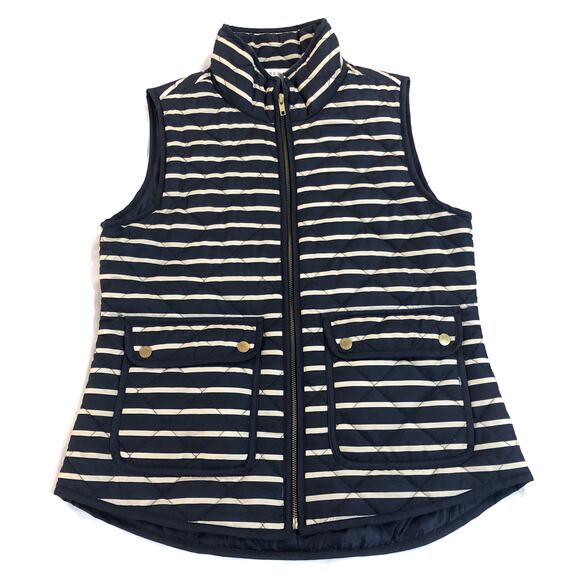 Kenar Striped Quilted Vest - Picture 2 of 9